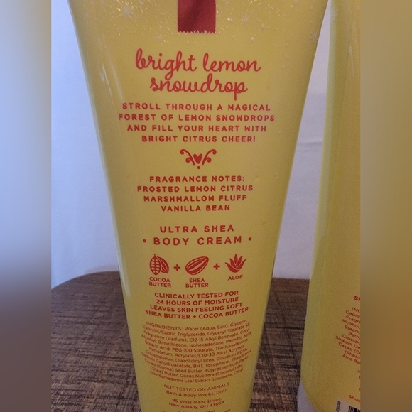 Bath & Body Works Bright Lemon Snowdrops Two New 8oz Containers - Picture 4 of 6